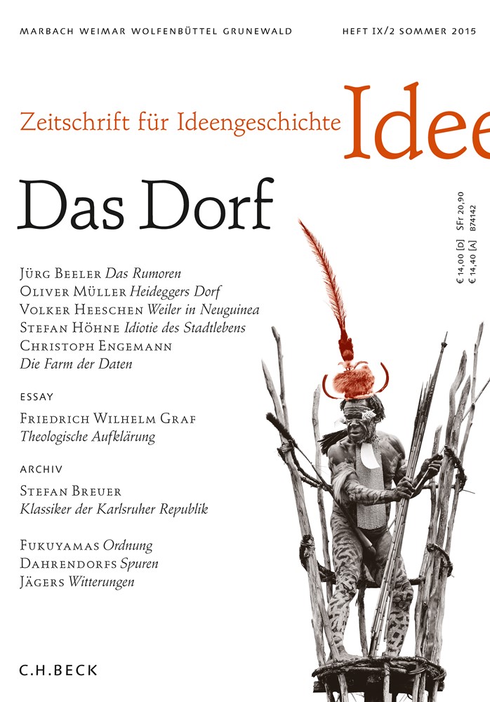 cover of Heft IX/2 Sommer 2015