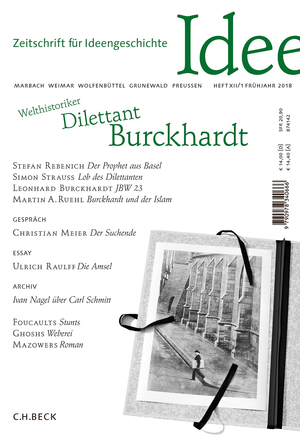 Cover von Heft XII/1 Frühjahr 2018
