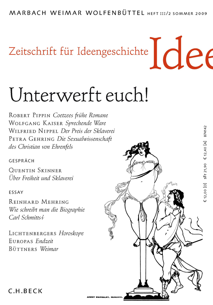 Cover von Heft III/2 Sommer 2009