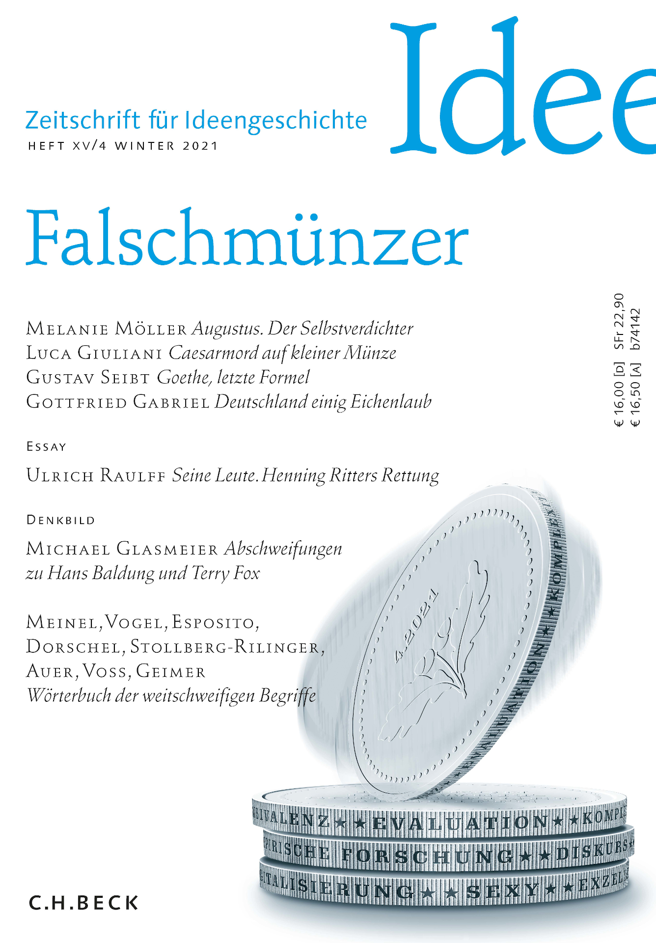 cover of Heft XV/4 Winter 2021