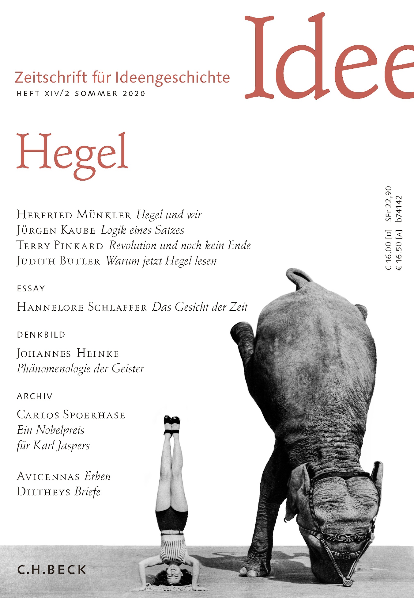 cover of Heft XIV/2 Sommer 2020