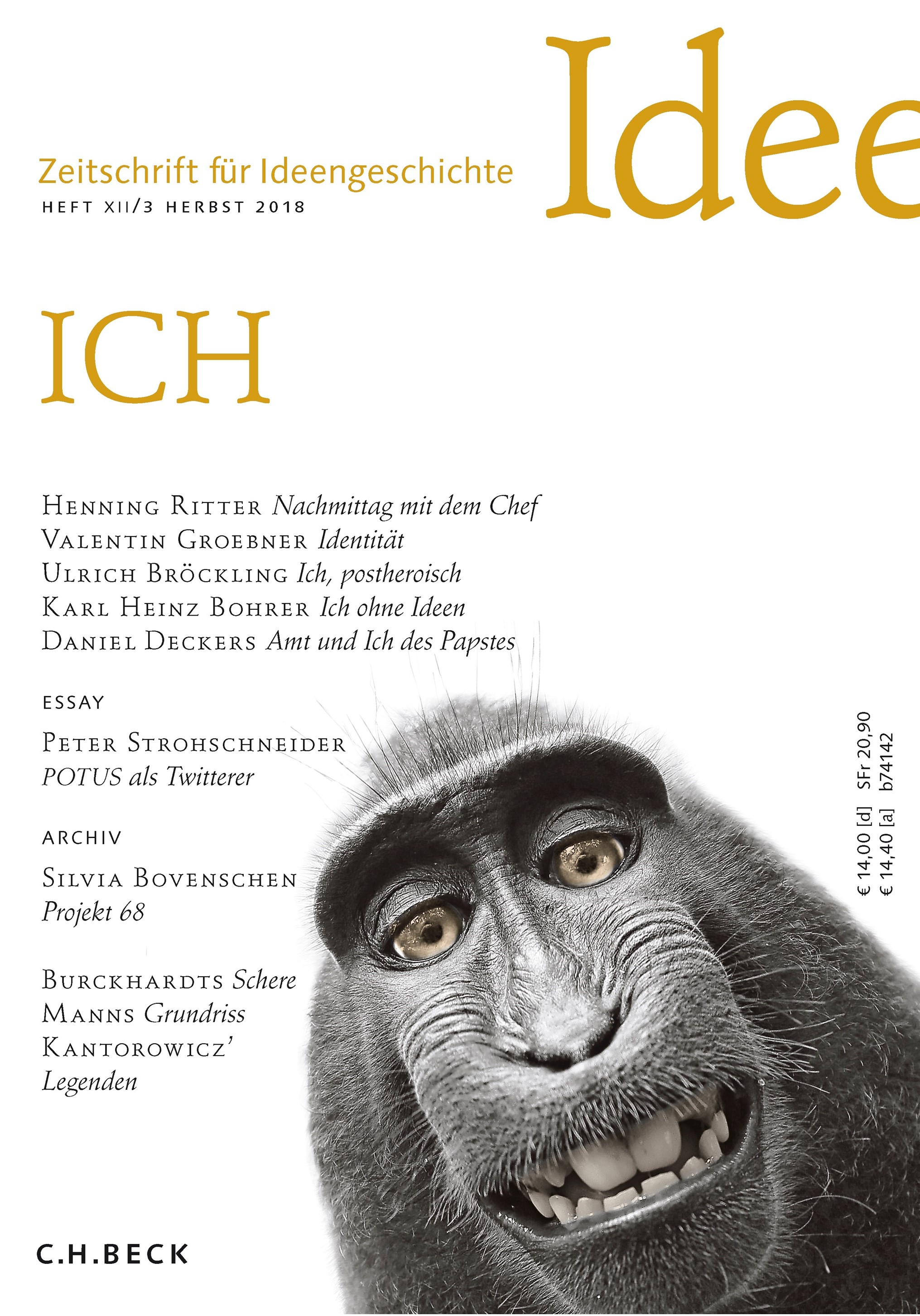 Cover von Heft XII/3 Herbst 2018