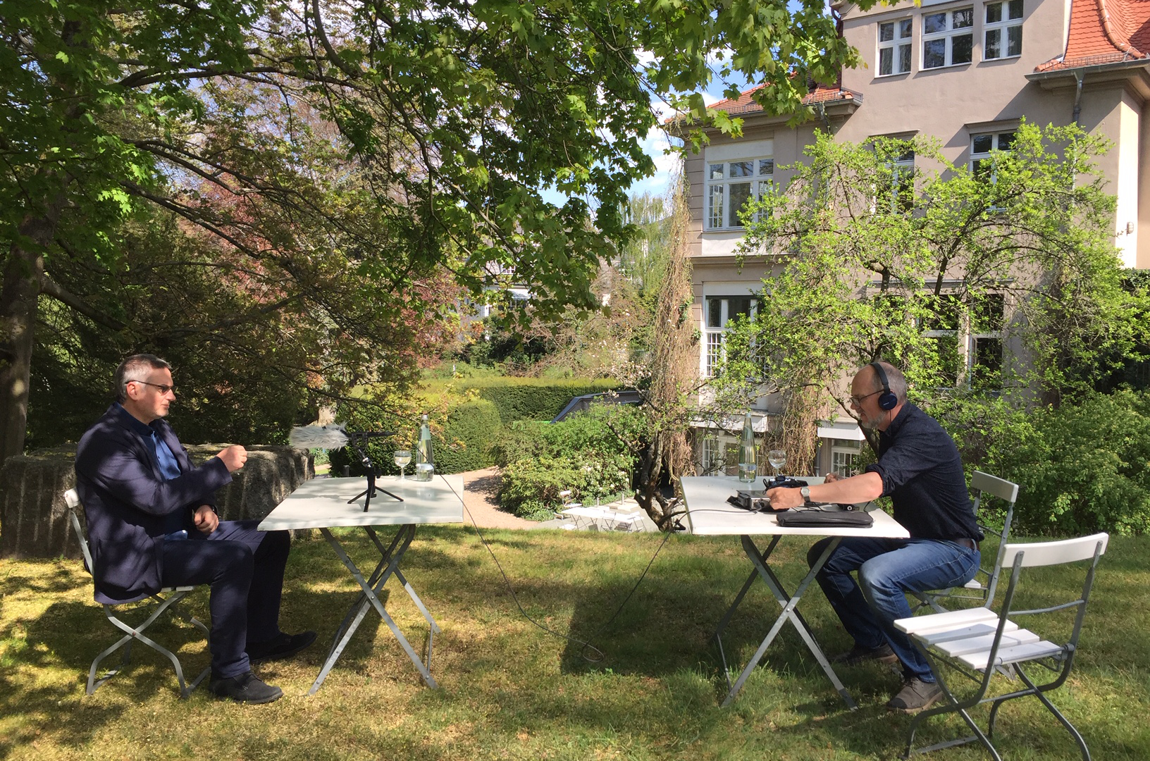 Georgi Gospodinov im Gespräch mit Tomas Fitzel vom RBB Georgi Gospodinov im Gespräch mit Tomas Fitzel vom RBB
