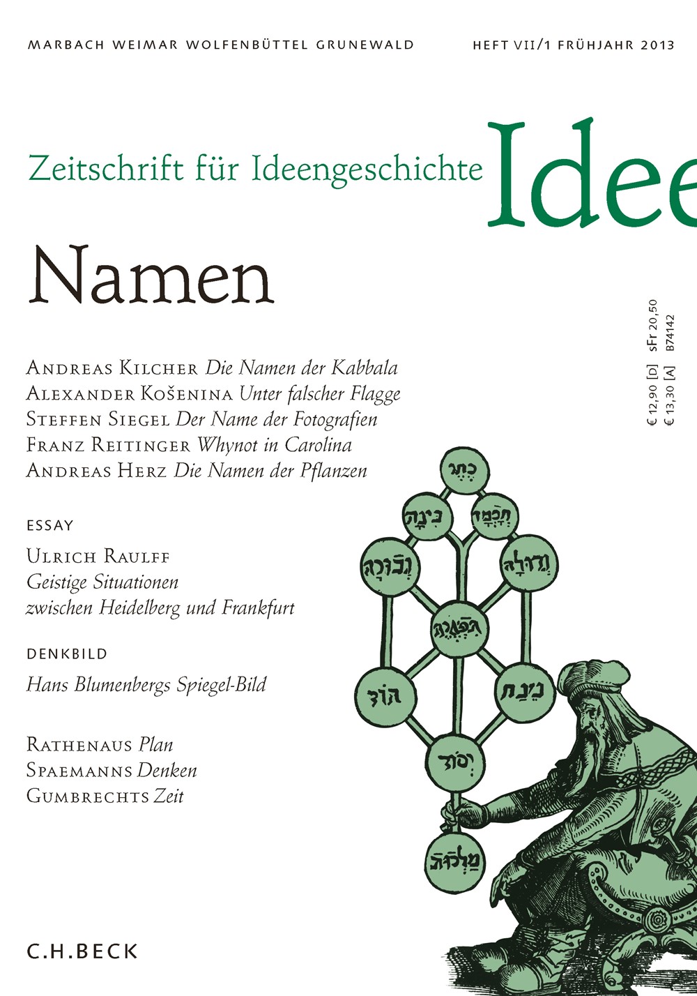 cover of Heft VII/1 Frühjahr 2013