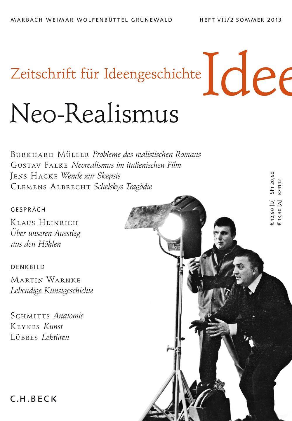 cover of Heft VII/2 Sommer 2013