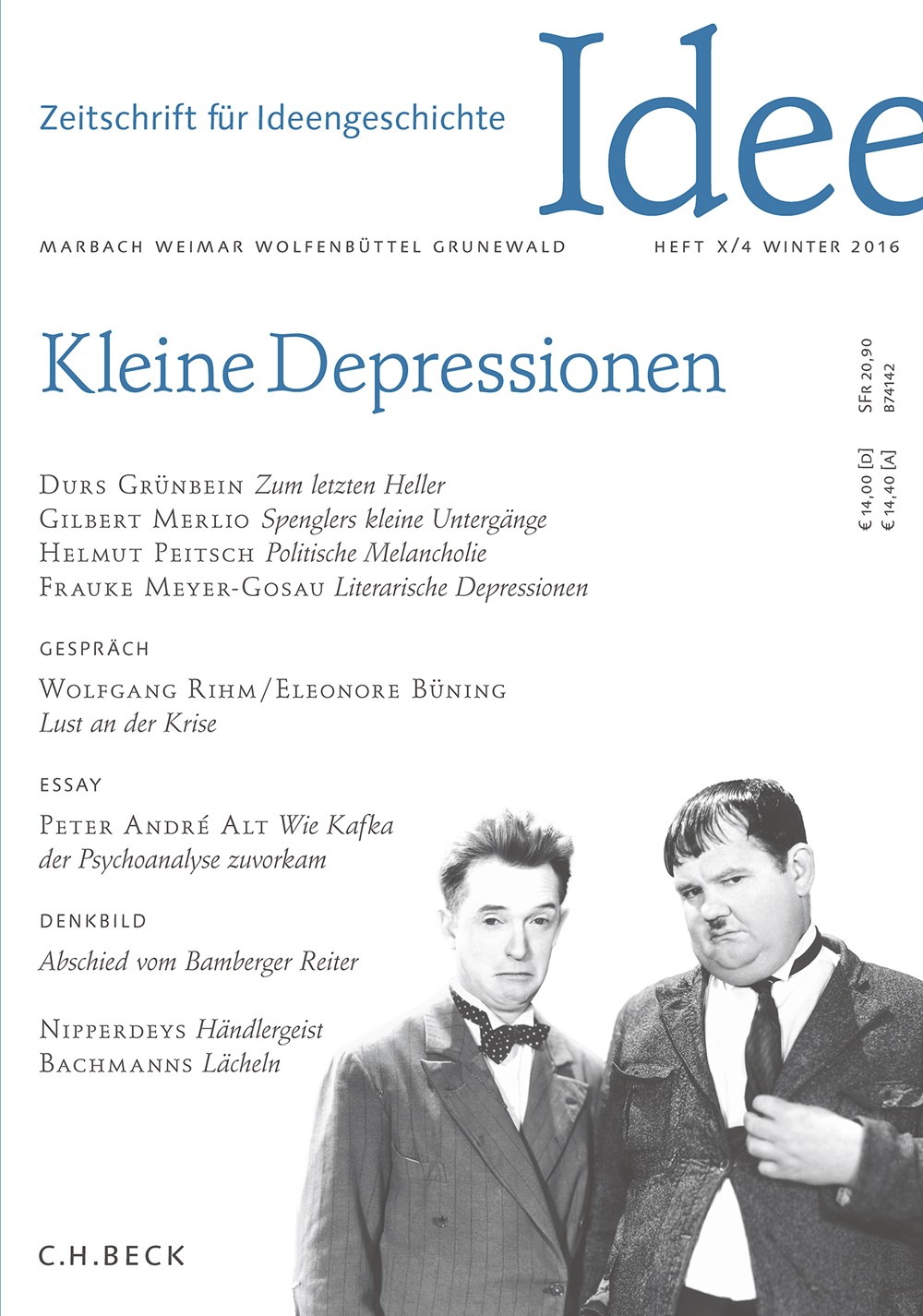 Cover von Heft X/4 Winter 2016