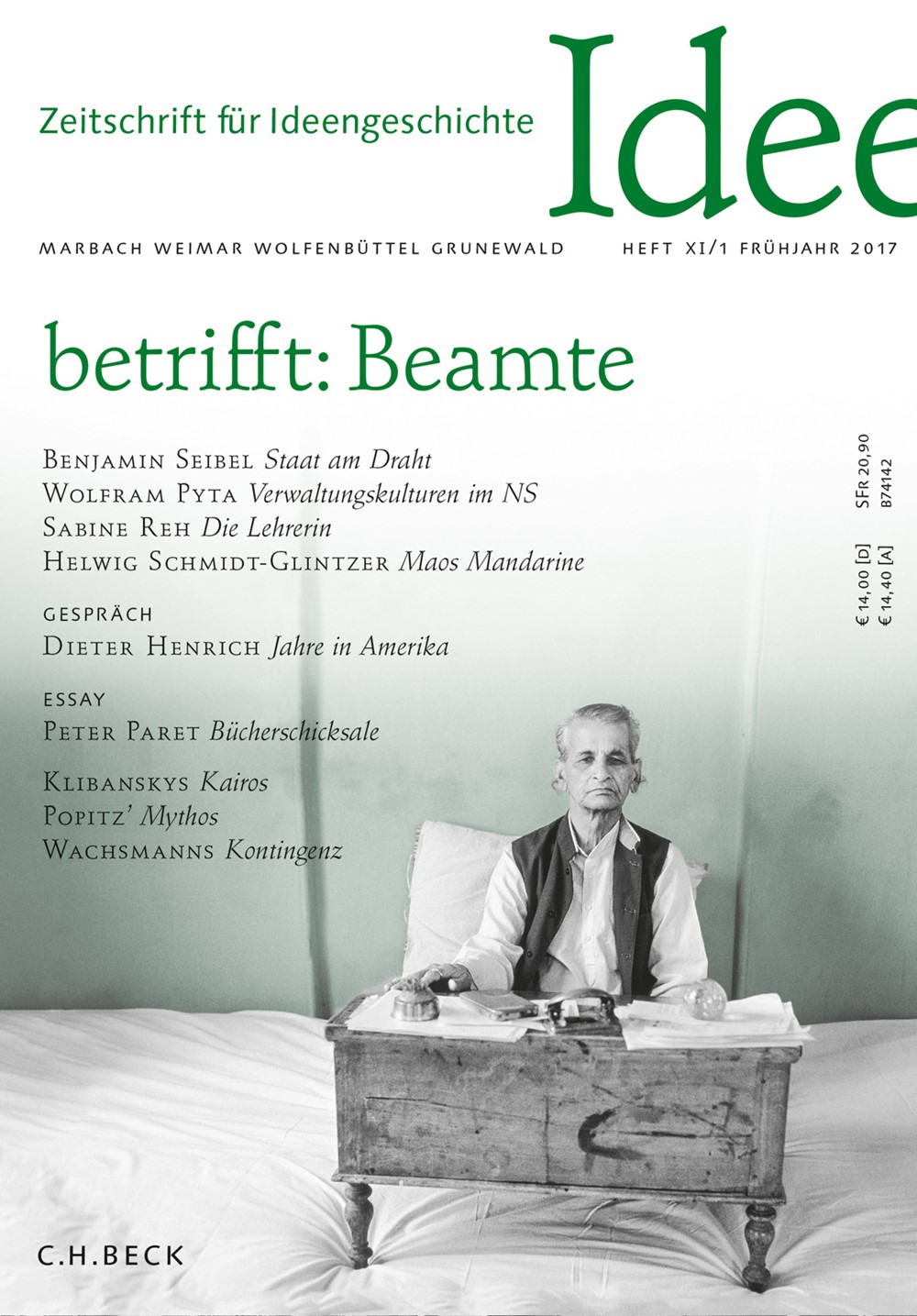 Cover von Heft XI/1 Frühjahr 2017