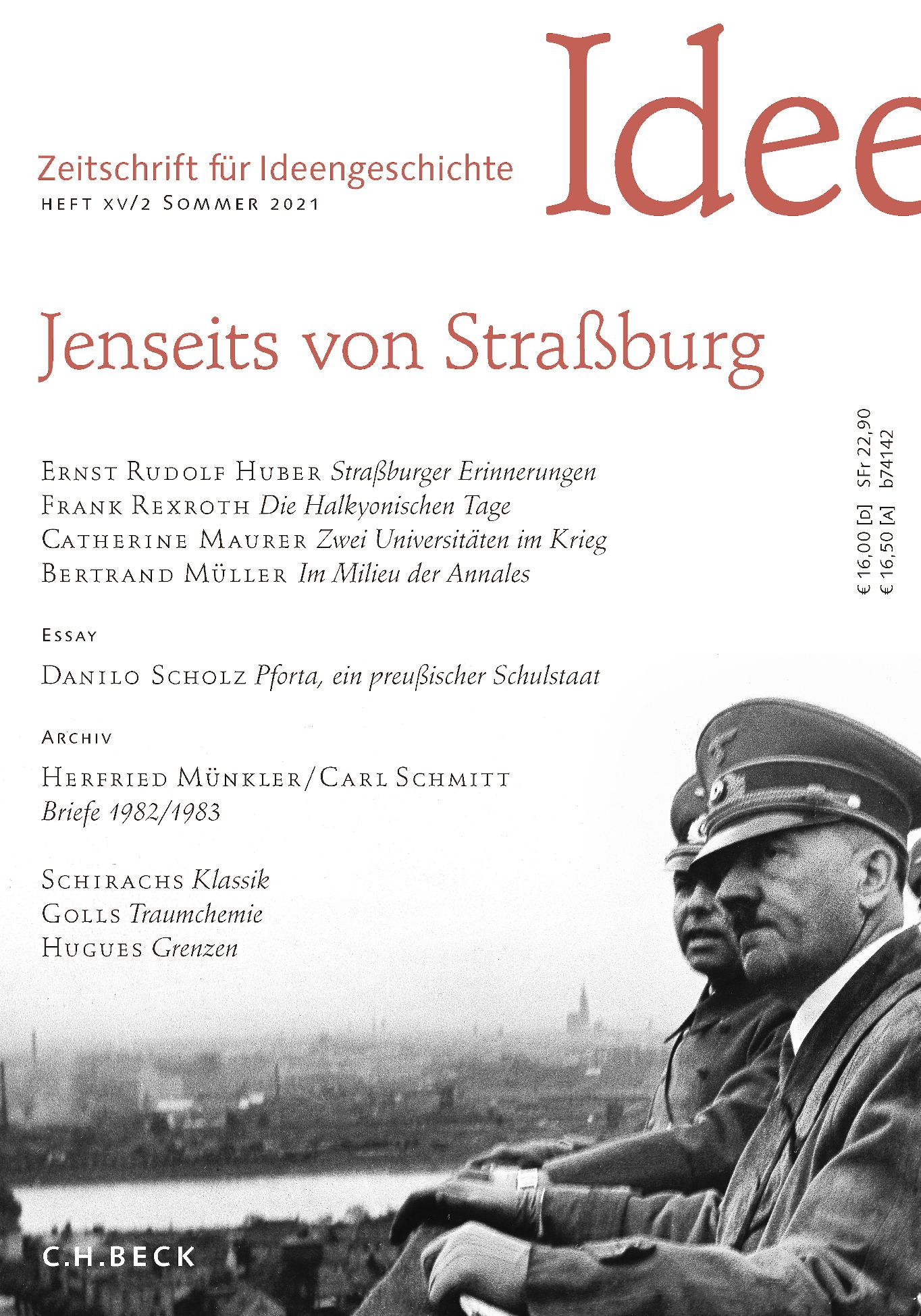 Cover von Heft XV/2 Sommer 2021