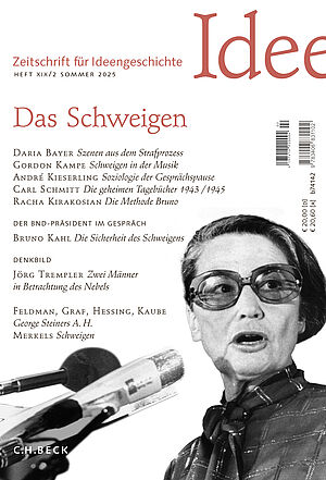Elisabeth Noelle-Neumann am Mikrofon
