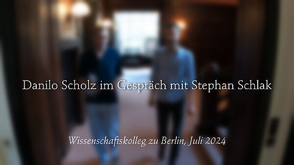 Videostill aus "Unternehmen Unseld -  Danilo Scholz im Gespräch mit Stephan Schlak"