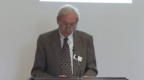 Bild des Vortragenden David Blackbourn