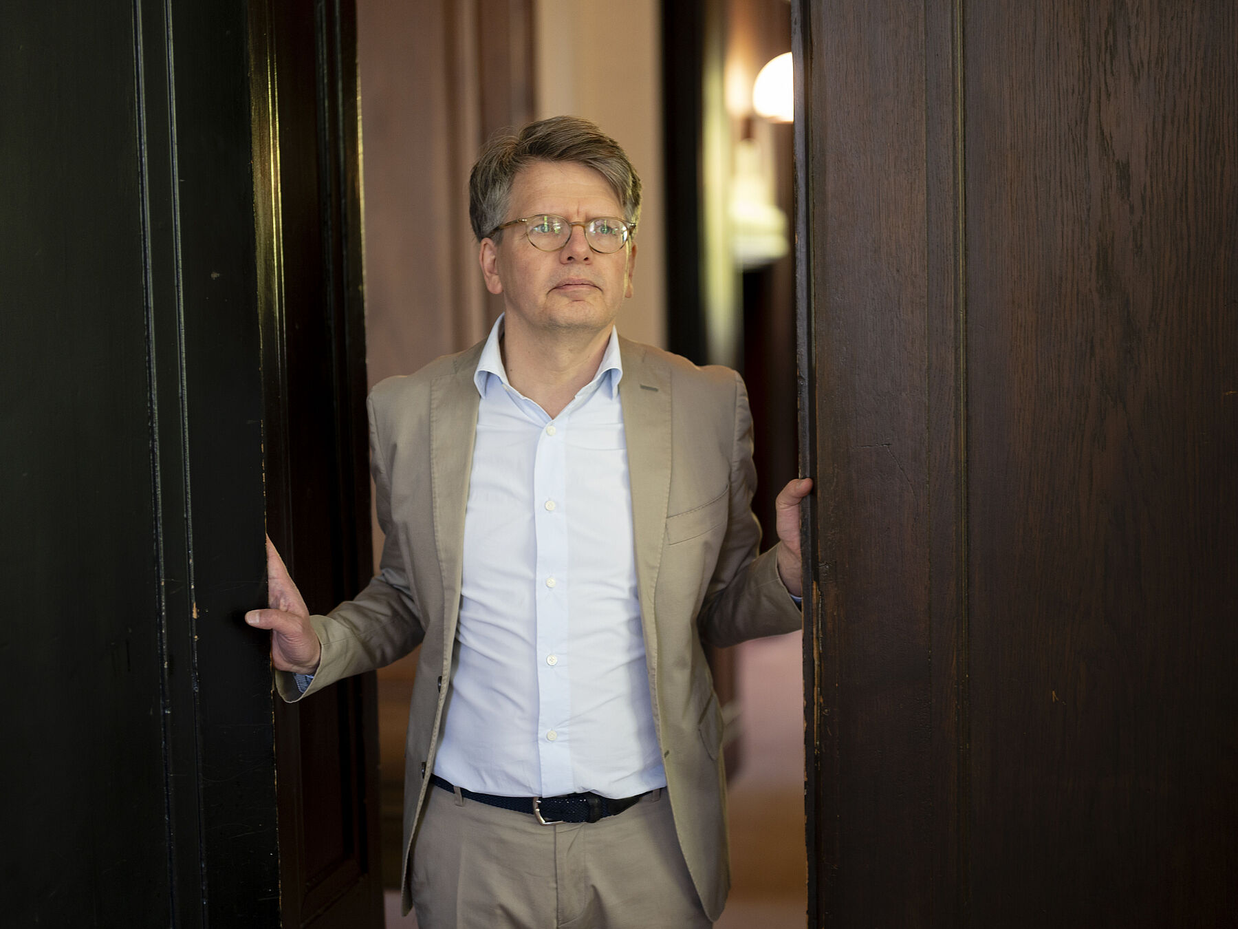 Christoph Möllers, Foto: Maurice Weiss © Wissenschaftskolleg Portrait of Christoph Möllers