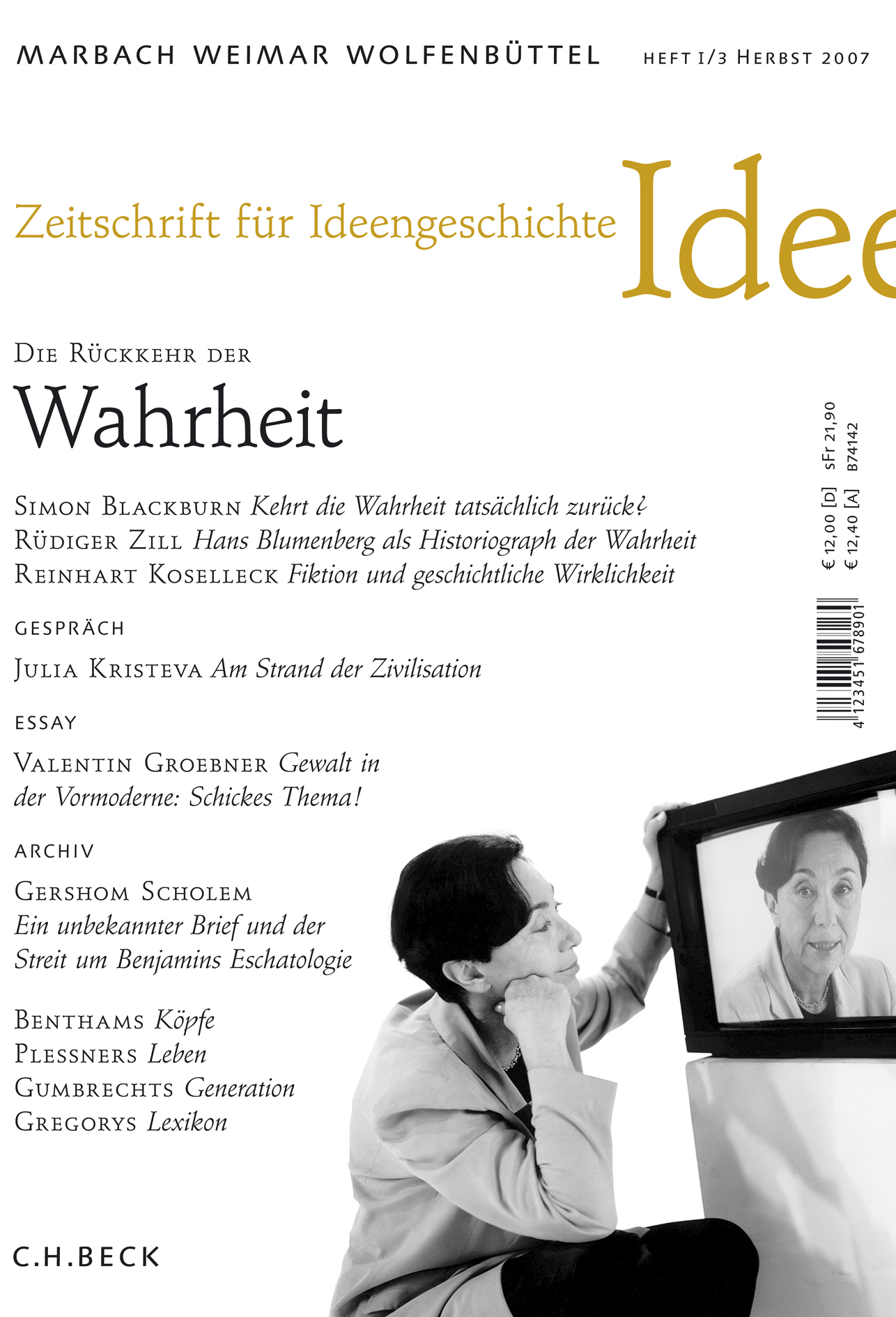 Cover von Heft I/3 Herbst 2007