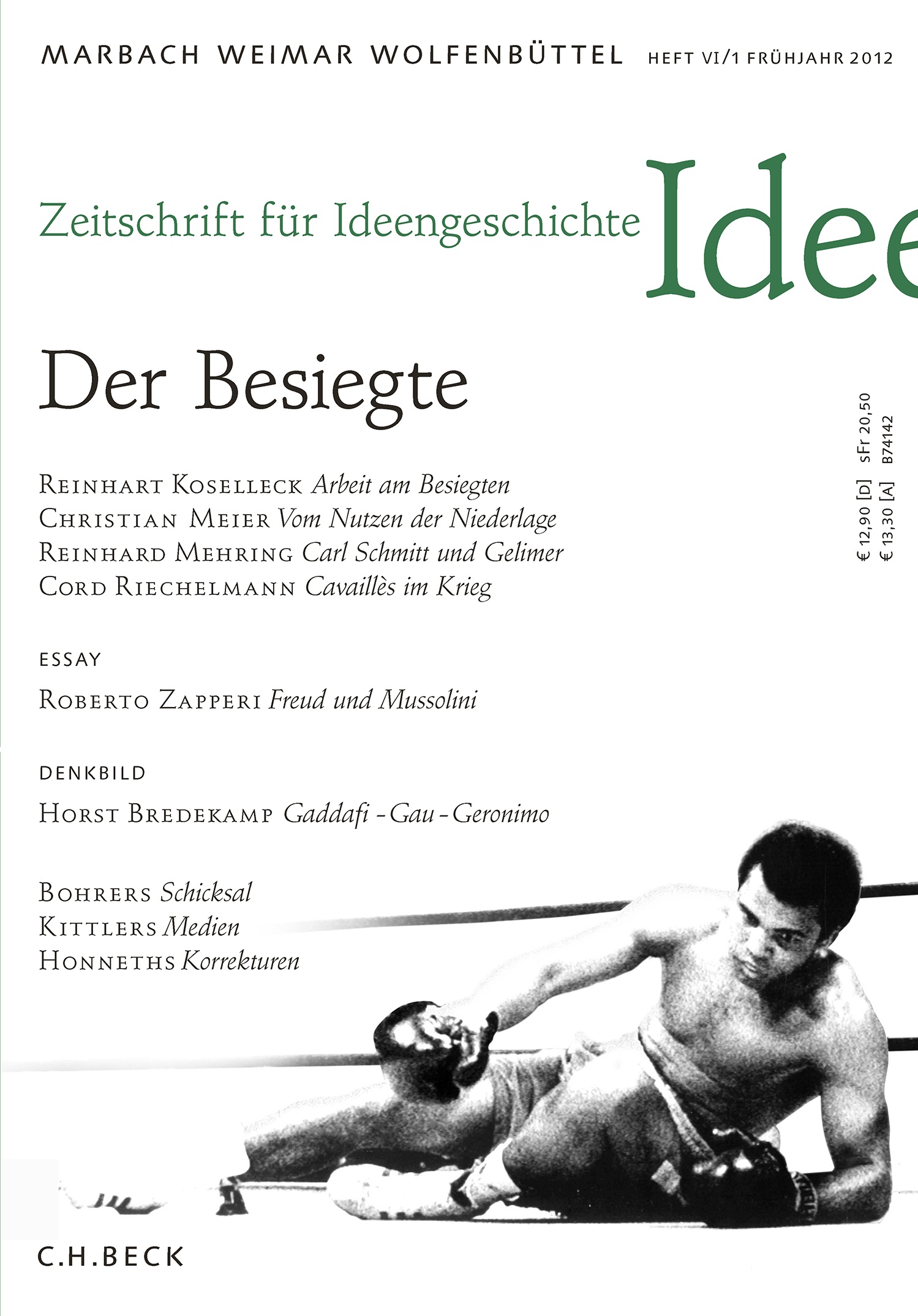 Cover von Heft VI/2 Frühjahr 2012