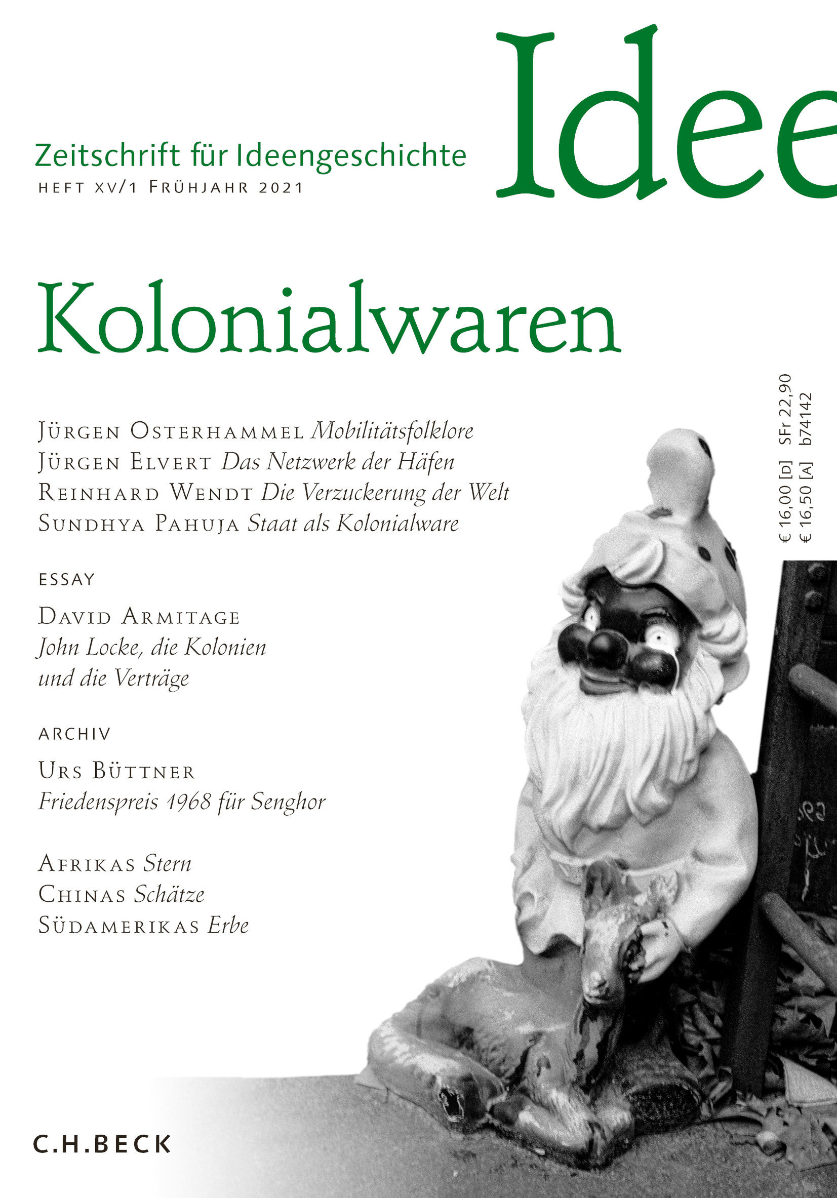 cover of Heft XV/1 Frühjahr 2021