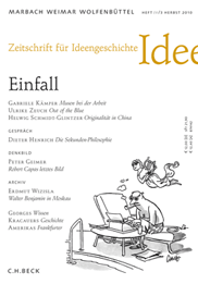 Cover von Heft IV/3 Herbst 2010
