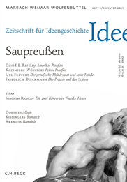 Cover von Heft V/4 Winter 2011